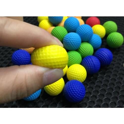 100pcs/bag high quality free shipping 23mm PU foam bullet ball for Nerf Rival Guns