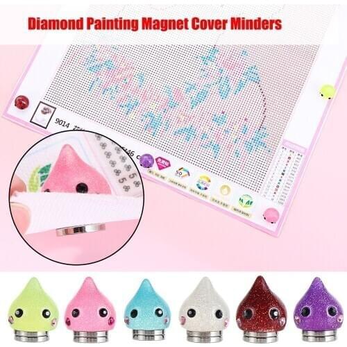 1PSC Minders Diamond Painting Tools DIY Multifunction Paper Cover Holder Cross Stitch Magnet Cover Diamond Painting Cover Holder