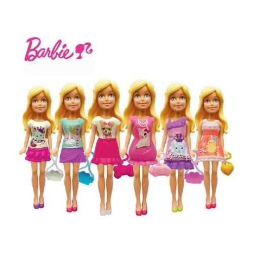 1Piece Mini Barbie Doll Zodiac And Birthday Series Barbies Baby Toys With Dress Clothes Girls Birthday Gift CMY78