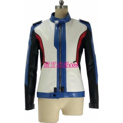 2018 Soldier 76 Cosplay Costume Jack Morrison Jacket Game Hero Clothes Halloween Costume Jacket Coat Top Only Adult Men Custom
