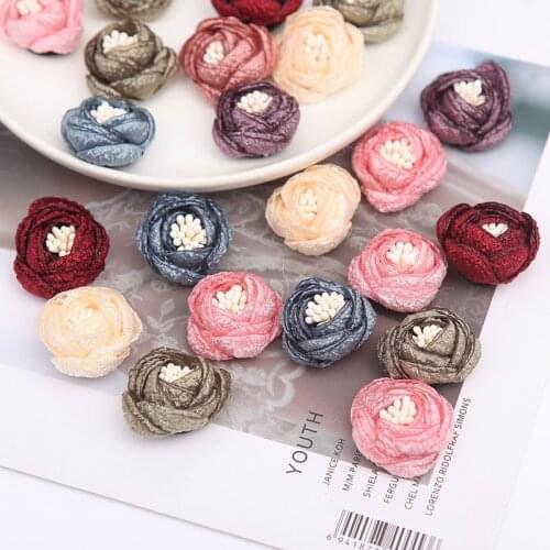 4Pcs DIY Craft Materials Flowers Applique Dress Decoration Patches Clothing Flower Patch for Dress Hair Clothes Craft Supplies