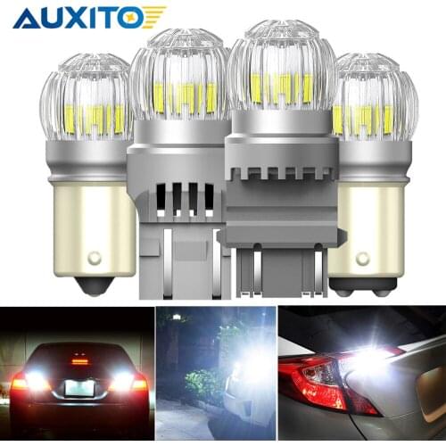 AUXITO 2Pcs P21W LED Canbus 1156 BA15S W16W T15 BAY15D P21/5W T20 7443 W21/5W LED Car Lights Backup Reverse Parking Light DRL