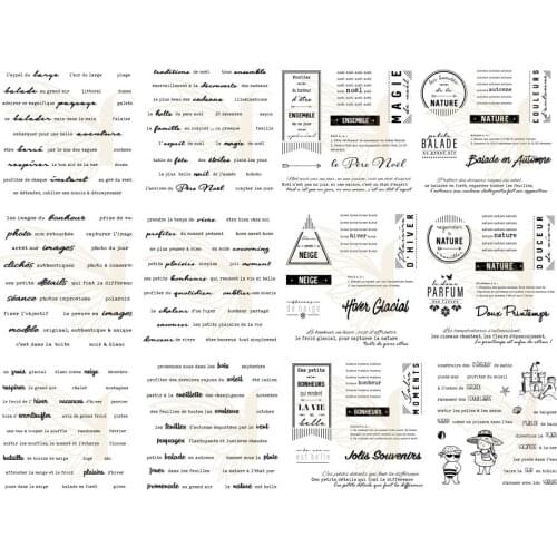 French /Transparent Clear Stamps for DIY Scrapbooking/Card Making/Kids Christmas Fun Decoration Supplies M1307