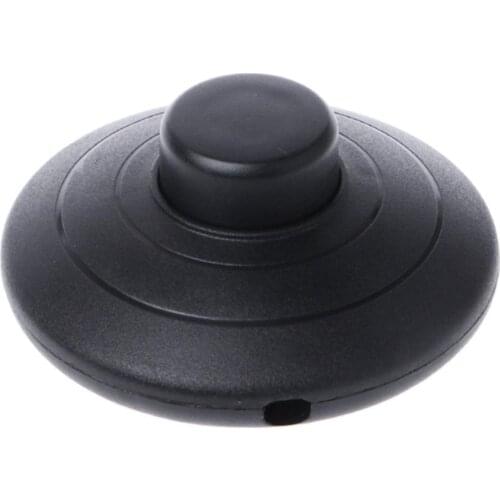 Xingxiong ZJXXDZ 204 2A Waterproof In-line Light Switches On Line Foot Pedal Pushbutton Push Button Switches for Lamps, 2-Pack