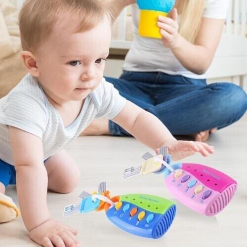 Music Baby Toys 0-12 Months Stop Crying Vocal Smart Mobile Phone Key Educational Toys For Children Baby Learning Machine Gifts