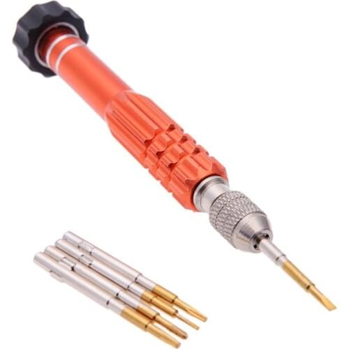 JAKEMY JM-8140 6 in 1 Precise Aluminium Alloy Screwdriver Tools Kit