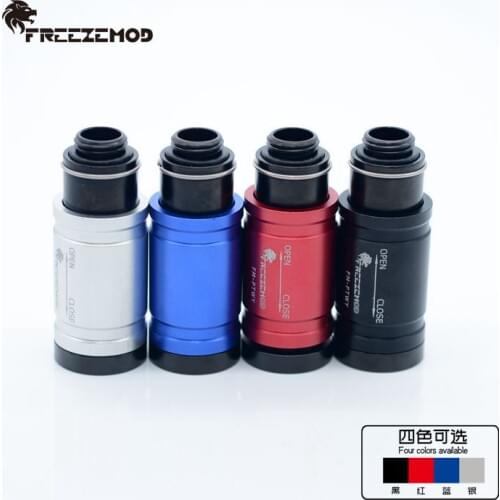 FREEZEMOD internal and external tooth flat push stop valve full copper water tank install adjustable water flow. FM-PEWY