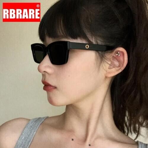 RBRARE Vintage Square Sunglasses Women Small Frame Sun Glasses for Women Retro Brand Designer Sunglasses Gafas De Sol De Mujer