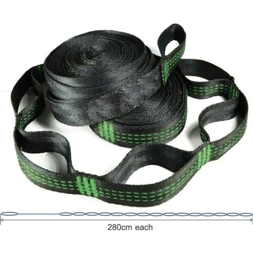 2PCS Hammock Straps& Belts Extra Strong & Lightweight Ropes and 600 LBS Breaking Strength, No Stretch Polyester