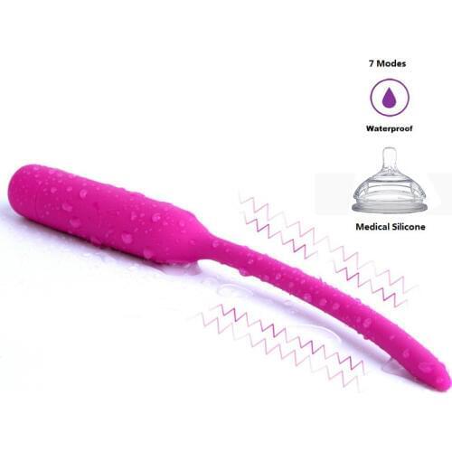 Silicone Jumping Penis Plug Urethra Masturbatior Sex Toys Vibrator for Men Stimulate Prostate Massage Adult Funny Toys G Spot