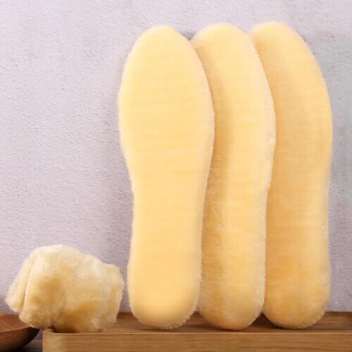 Unisex Thermal Insoles for Shoes Winter Snow Boots Pad Imitation Wool Warm Insoles Heated Insert Cushion
