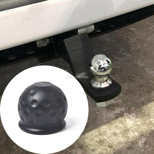 Universal 50mm Tow Bar Ball Cover Cap Ball Hood For Trailer Protect Car Accessories Repair Tool Rubber Acid Alkali Resistance