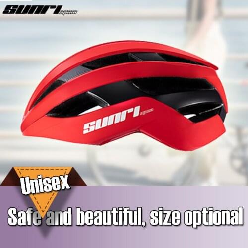 SUNRIMOON Colorful Bicycle Helmet With LED Light Aero Helmet Time Trial Cycling Helmet Lightweight Breathable Bicycle Equipment