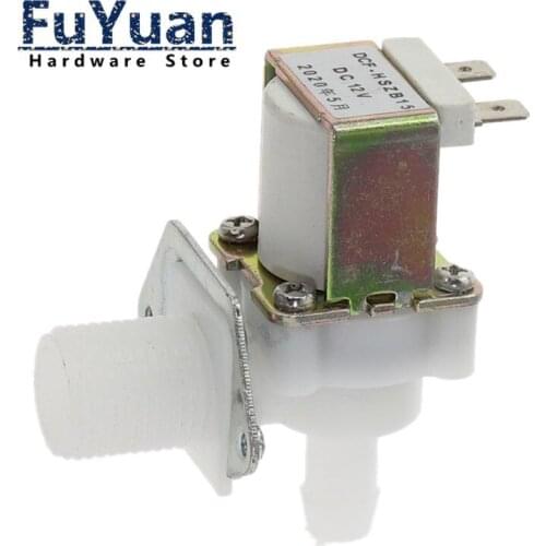 Water Dispenser Water Inlet NC/NO Plastic Solenoid Valve 1/2" Male thread Outlet 12MM Pipe pagoda AC/DC 220V 24V 12V
