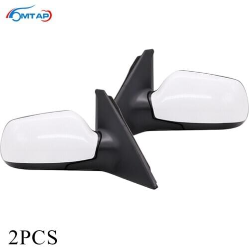 MTAP 2PCS Car Door Rearview Mirror Assy For MAZDA 3 BK 2003-2009 M3 Axela Sedan Hatchback 5-PINS With Electric Folding UnPainted
