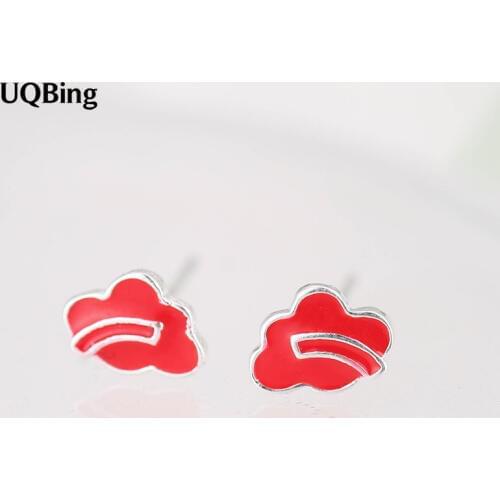 2018 New Fashion 925 Sterling Silver Weather Clouds Stud Earrings For Women Jewelry Free Shipping Brincos