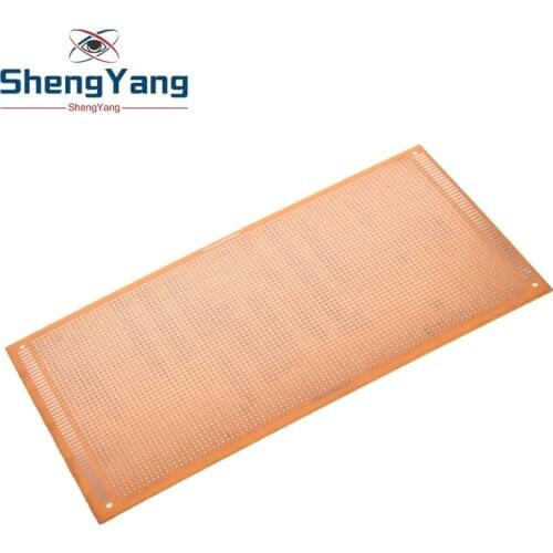1Pcs 13x25 cm 13*25cm Single Side Prototype 2.54mm PCB Breadboard Universal Experimental Bakelite Copper Plate Circuirt Board