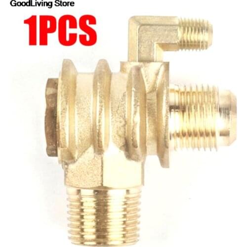 1pc High Quality 3-Port Check Valves One Way Male-Threaded Workshop Air Compressor 20*19*10mm