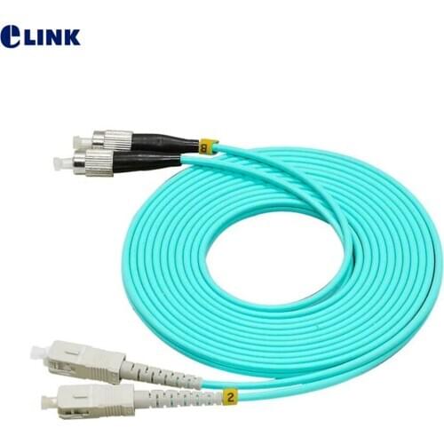 10pcs SC-FC fiber optic patch cord 1M 2M 3M 5M 7M 10M Duplex OM3 cable FC-SC optical fibre jumper 2.0mm 3.0mm DX free shipping