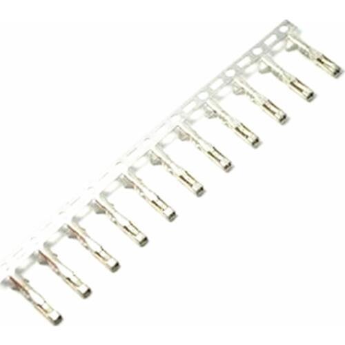 100 PCS 2.54mm Female Dupont Jumper Wire Terminal Connector Pins Crimp Copper