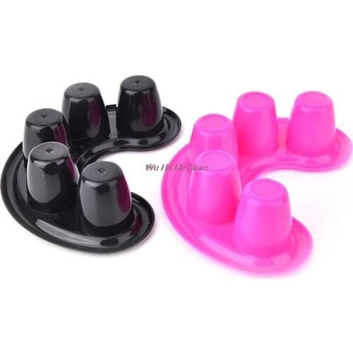 1x Slip Handheld Kunstmatige Nagel Verwijderen Nail Art Hand Soaker Wassen Kom Cuticle Verwijderen Tray Aceton Polish Remover