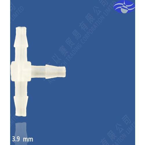 3.9mm(5/32") Tee plastic pipe connector,hose connector,pipe fittings