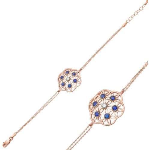 Silver Life of Flower Bracelet