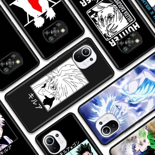 Caso For Xiaomi Poco X3 NFC M3 Pro M3 F3 F1 Para for Mi Note 10 Pro Case For Mi Poco F3 X3 GT Anime Hunter X hunter