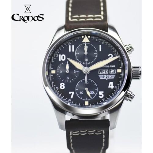 Мужские кварцевые часы Cronos China At AliExpress