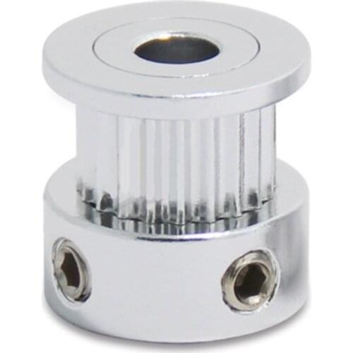 GT2 Aluminum Timing Pulley 16 Tooth 2GT 20 Teeth, Bore 5mm 8mm, For Width 6mm Synchronous Wheels Gear Belt, 3D Printer Parts