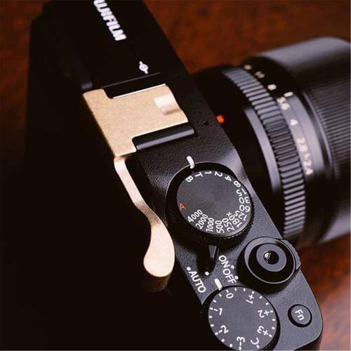 Brass Thumb Grip Thumb Rest Hot Shoe Cover For Fuji XE2S XE2 XE1 FujiFilm X E2S X E2 XE1