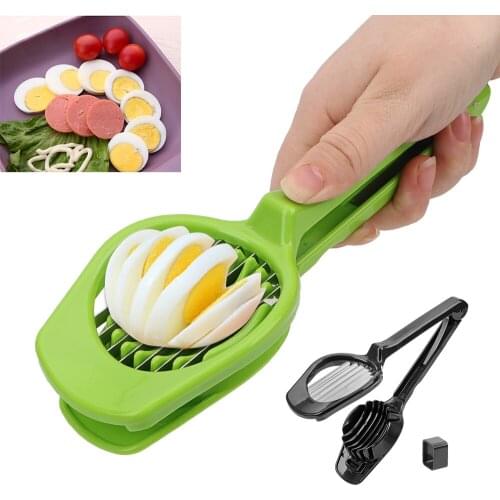 Multifunction Slicing Mould Stainless Steel Egg Slicer Egg Split Device Handheld Mushroom Kiwi Divider Tomato Cutter
