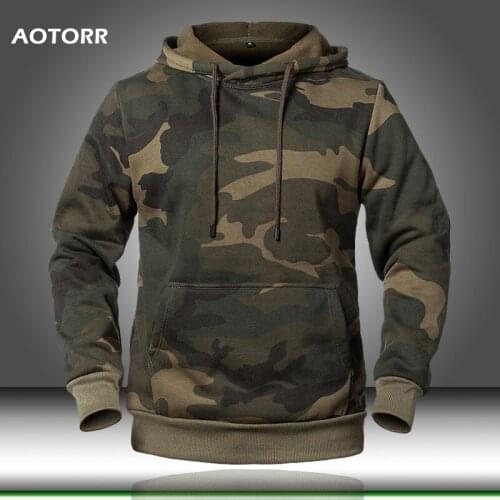 Men Hoodies Camouflage Hoody Mens Army Hoody Military Hoodie Casual Streetwear Hooded Sweatshirts Moletom Masculino 2021 Male