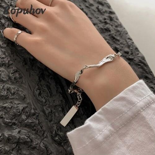 Ropuhov 2021 New Stainless Steel Charm Bracelets Boho Luxury Jewelry Pandora Pulseras Bracelets for Women Gift Wholesale