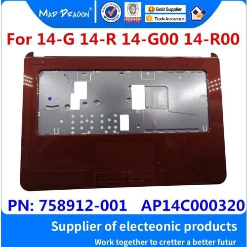 NEW original Laptop Palmrest Touchpad Palmrest Cover For HP 14 14-R 14-G 14-G00 14-R00 14-R002la 758912-001 AP14C000320