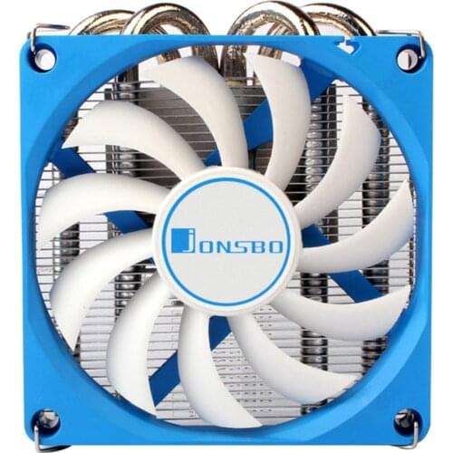 HP-400 CPU Cooling Fan for HTPC Case All-In-One PC 4 Heat Pipes Radiator Computer Ultra-Thin CPU Cooling System Cooler HOT SELL