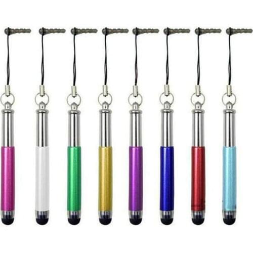 Wholesale Colorful Metal Retractable Stylus Pen Touch Pens for Capacitive Screen for iPad iPhone Tablet PC