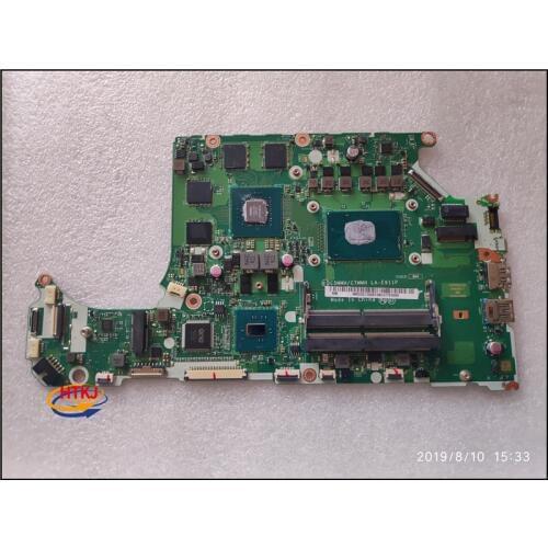 Original for Acer Nitro 5 AN515-51 Motherboard i5-7300hq and GTX 1050 LA-E911P Test OK