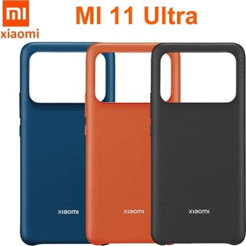 Original Xiaomi MI 11 Ultra Case leather PU protective shell Official Xiaomi Brand