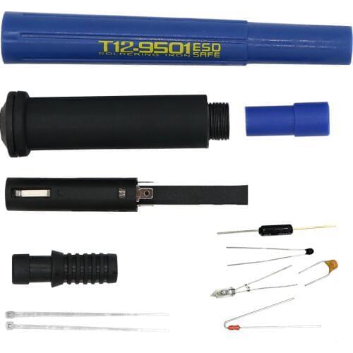 9501 Soldering Handle DIY Set For T12 STC/STM32 OLED LED Temperature Controller Soldering Station with ball and Mercury switch