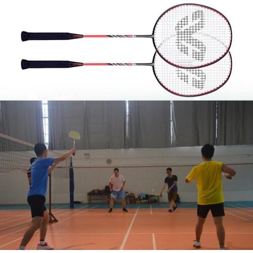 Practical Nylon Non-slip Handle Training Badminton Racquet for Adult