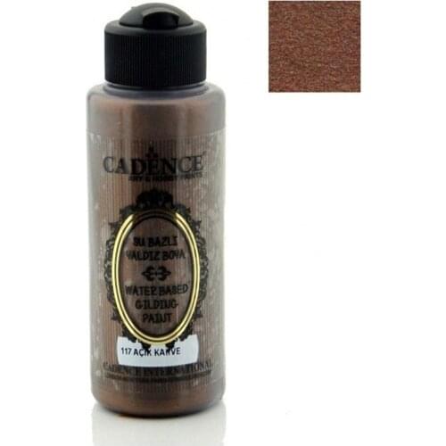 Cadence Yaldzlı Paint 117-Açık Coffee 120ml