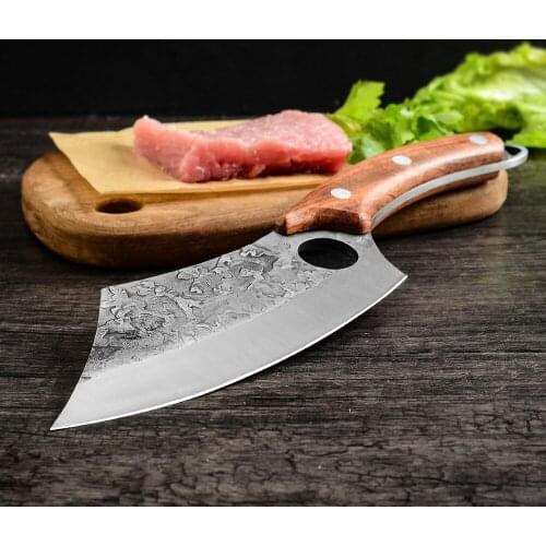 Super Sharp Boning Knife Chef Knives Stainless Steel Full Tang Hollow Design Japanese Hammer Blade Xyj Bbq Fishing Meat Knife