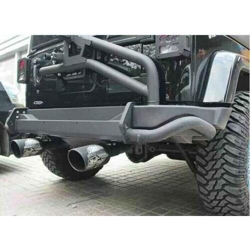 J063 AEV Rear bumper with Spare tire rack Tire rack steel for jeep for wrangler JK 2007-2017 MADE IN CHINA lantsun