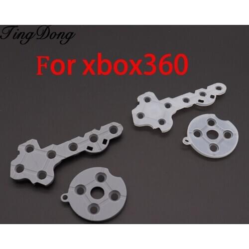 1Set Conductive Rubber Contact Pad Button D-Pad for Microsoft for Xbox 360 wireless Controller Replacement repair Parts