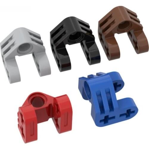 10PCS MOC Parts 92907 High-TechDIY Axle Pin Connector Perpendicular Split Building Blocks Educational Spare Kids Toys