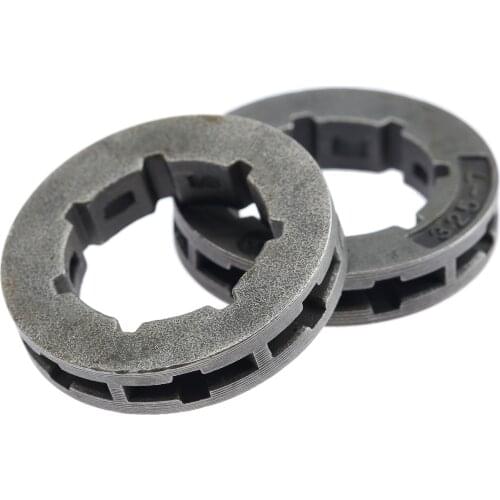 2Pcs Metal Chain Saw Sprocket Rim Power Mate .325-7T For Chainsaw Replacement 45cc/52cc/4500/5200 Chainsaw Spare Part