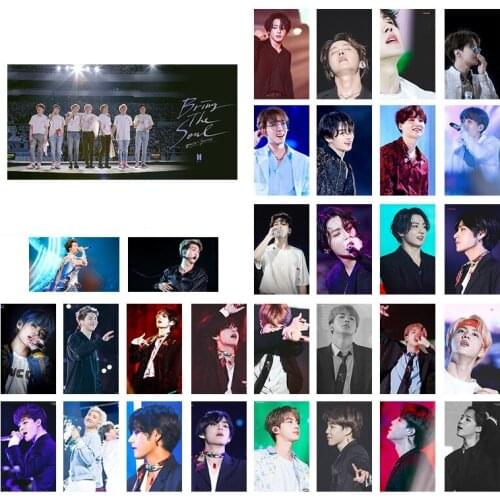 30 Pcs/ Set Kpop Bangtan Boys Poster 2019 Summer Package In Korea Paper Card Photocard Lomo Card SUGA JUNGKOOK JIMIN JIN
