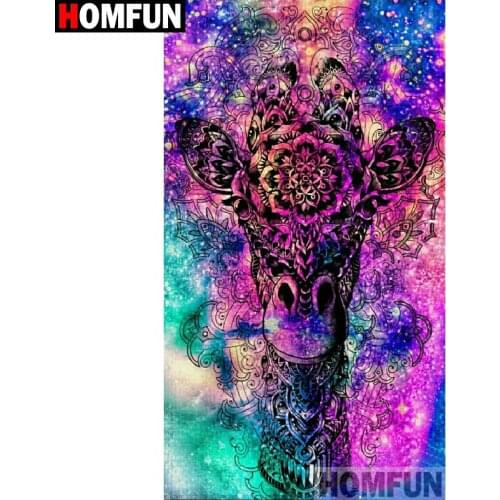 Homfun Full Square/Round Drill 5D DIY Diamond Painting "Color deer"3D Embroidery Cross Stitch Home Decor Gift A09481