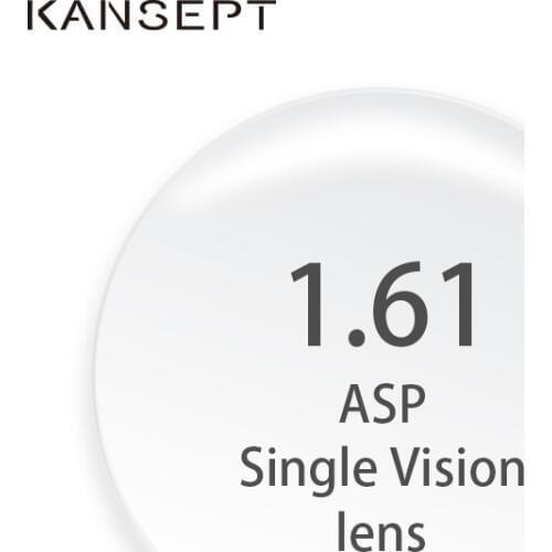 KANSEPT 1.61 Index Prescription Lenses CR-39 Resin Aspheric Glasses Lenses for Myopia/Hyperopia/Presbyopia Eyeglasses